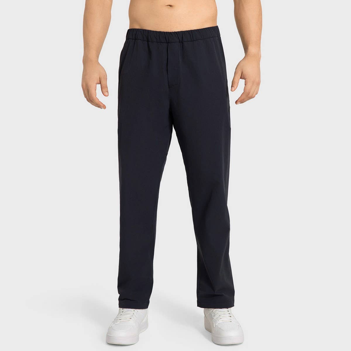 Men's Quick Dry Straight Pants, Loose Fit