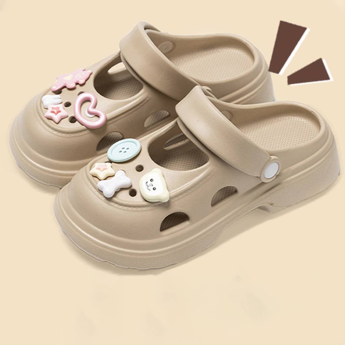 CUTE NON-SLIP AND ODOR-RESISTANT HOLE SANDALS