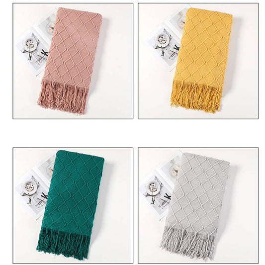 SOFT SOFA COUCH COVER DECORATIVE KNITTED BLANKE_CWMM0218