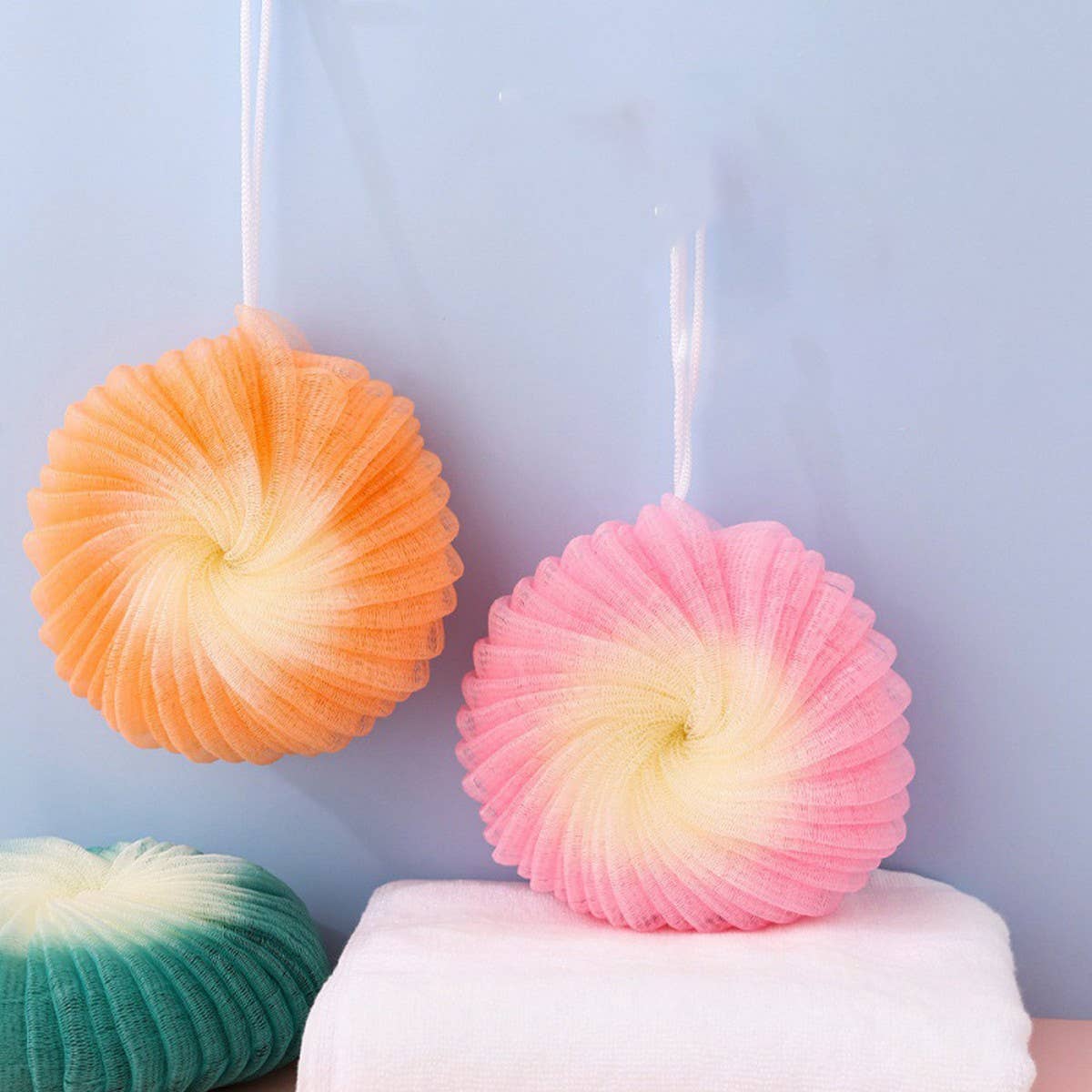 BATH POUF 60G LARGE CONCH BATH POUF_CWMM3360