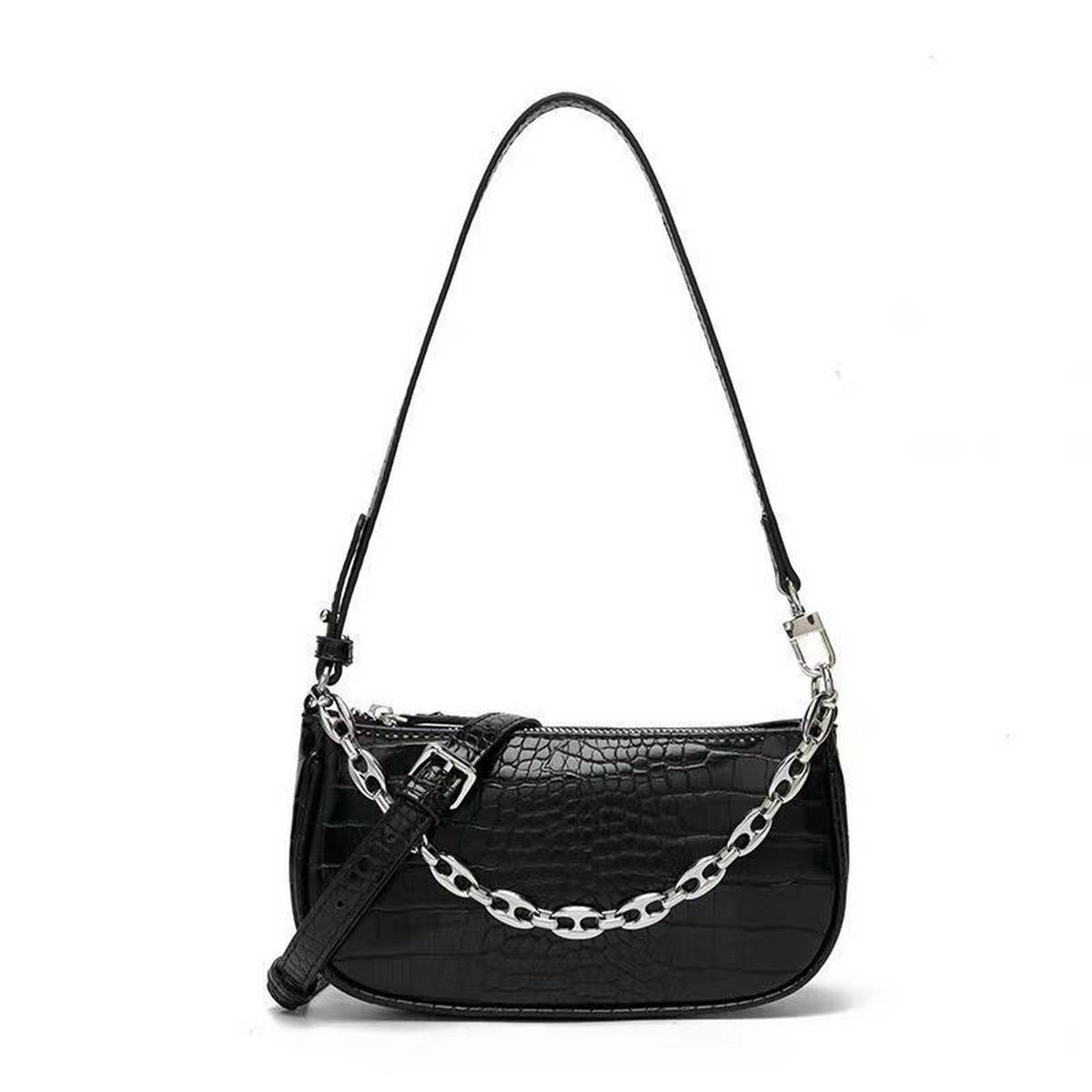 NEW VERSATILE CROCODILE PATTERN MINI SHOULDER BAG_CWAB3428