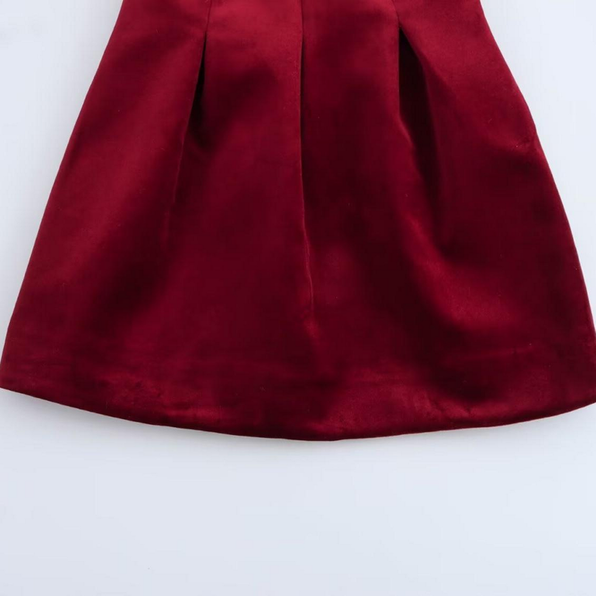 Women??¢s Velvet Mini Dress French Fashion Style_CWDMD5810