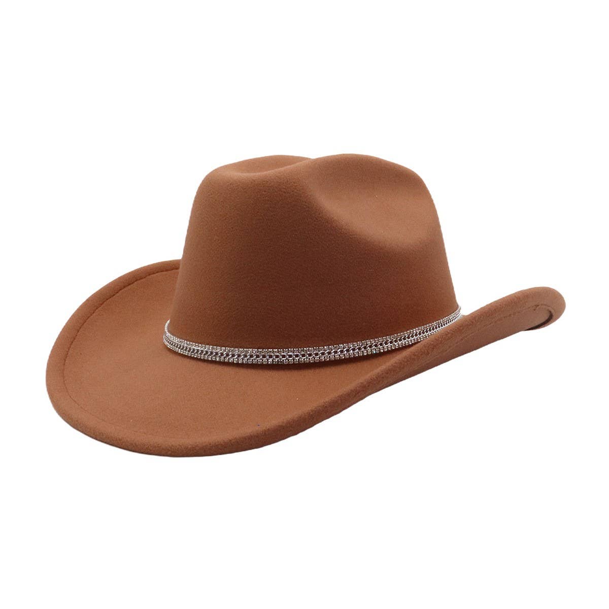 Western Wool Cowboy Fedora Hat for Couples_CWAH04397