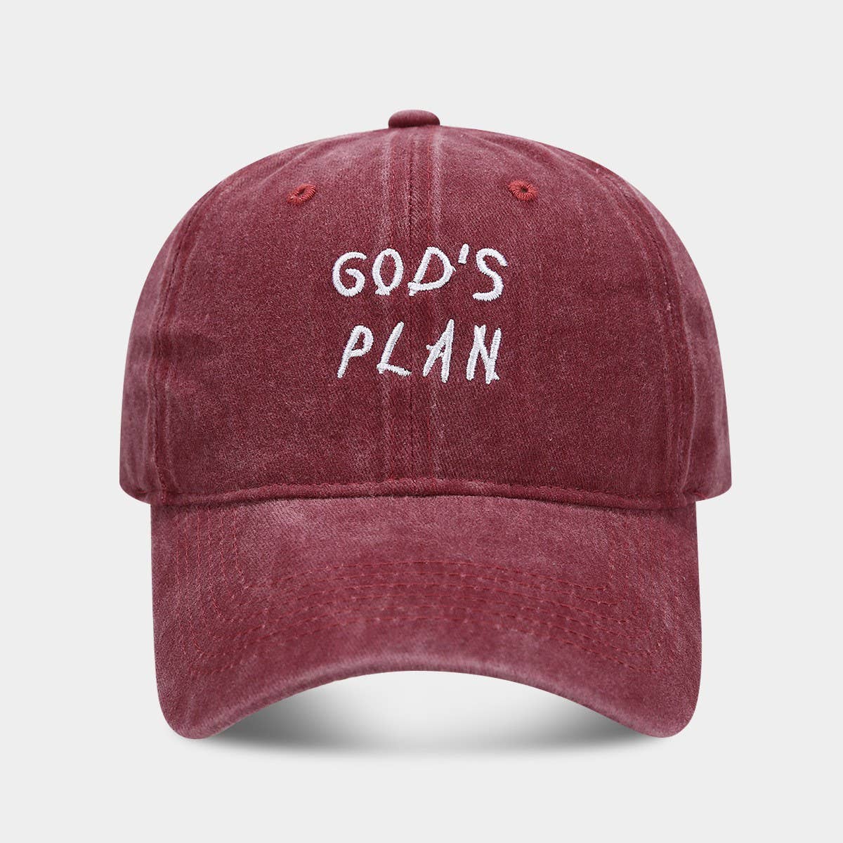 Embroidered Baseball Hat, Cotton Soft Top, Outdoor CWAH2032