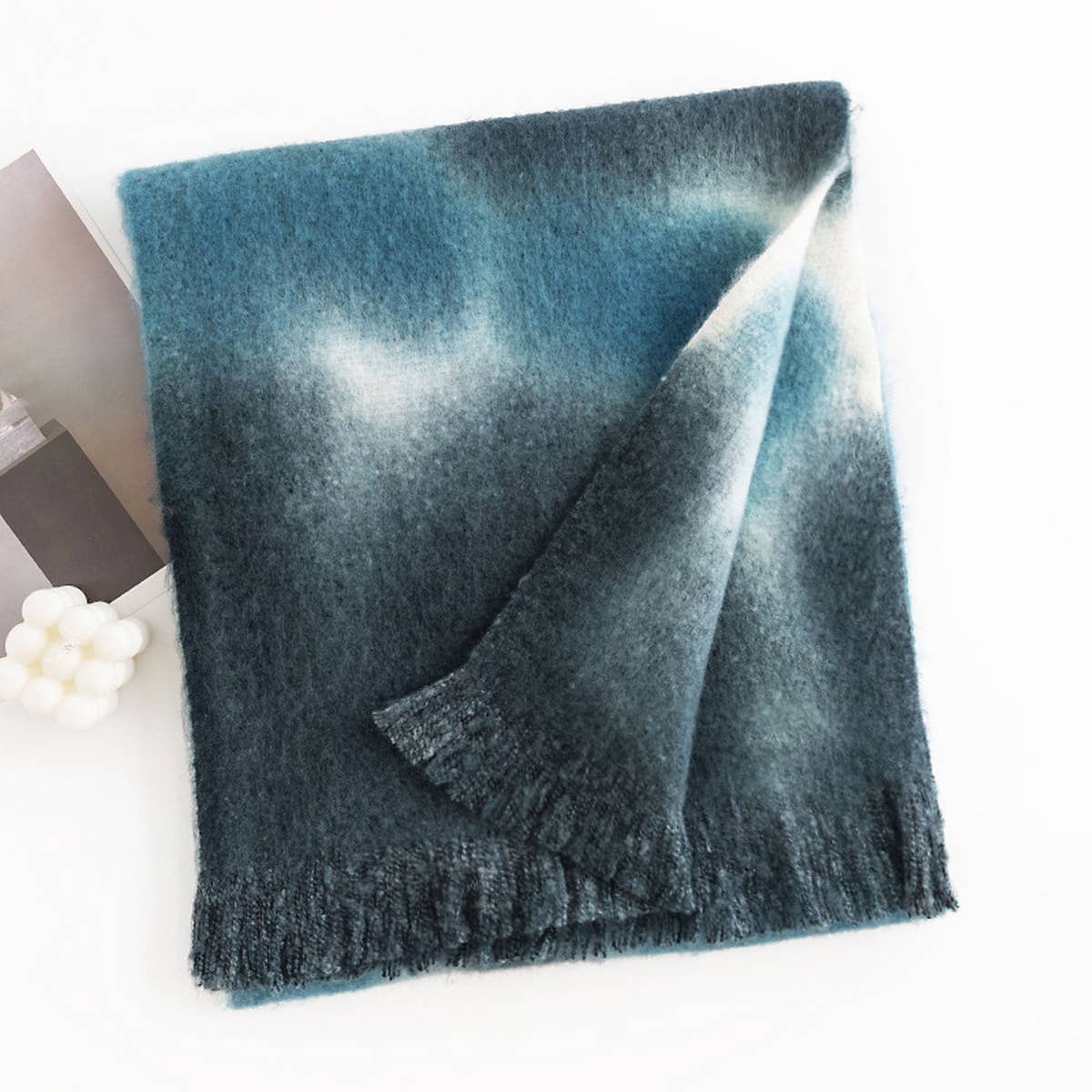 New Gradient Faux Cashmere Scarf - Winter Warmth