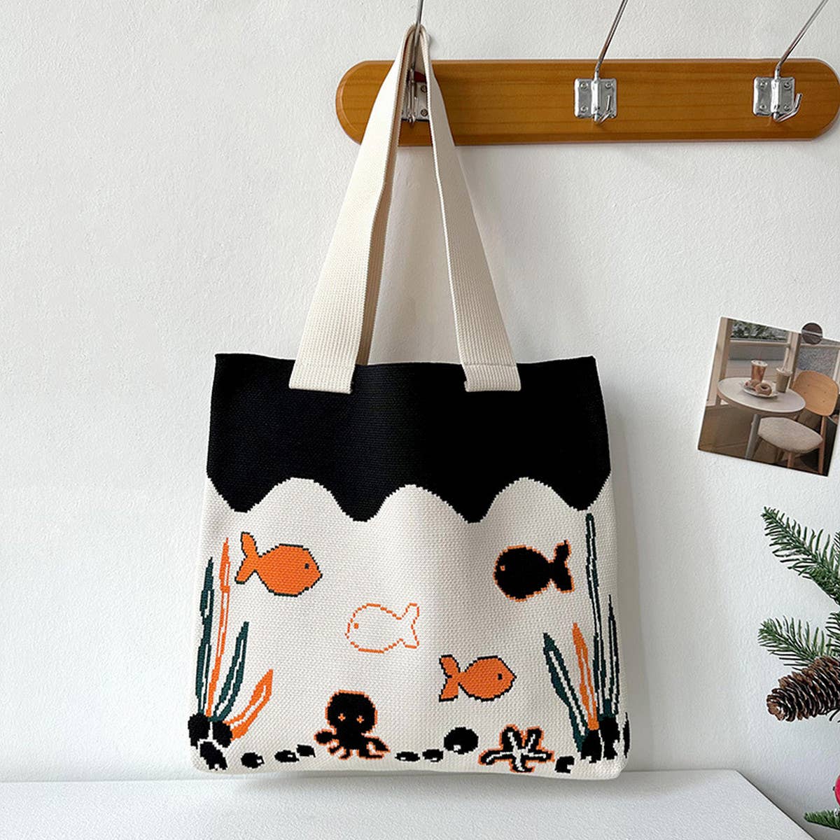 OCEAN OCTOPUS CARTOON CUTE HANDBAG_CWAB3229