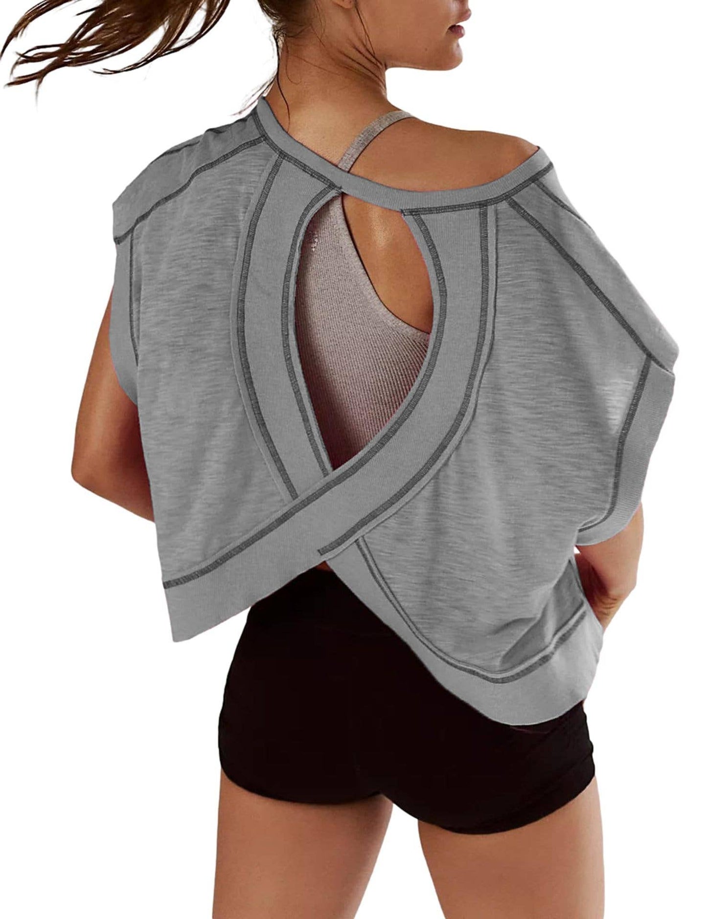 WOMEN'S BACK SPORTS YOGA TOP