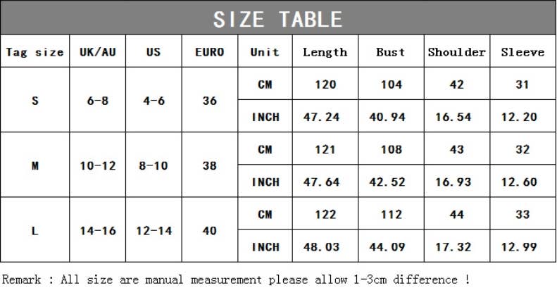 LONG V-NECK DRESS WITH SEVEN-POINT SLEEVES