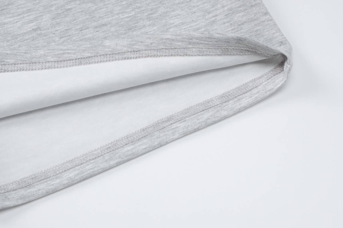 Solid-color long-sleeved flared trousers set