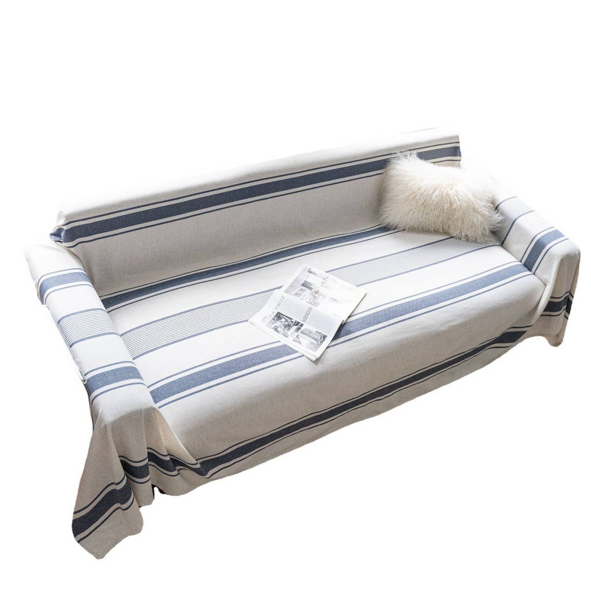 STRIPED ANTI-CAT SCRATCH SOFA THROW_CWMM1656