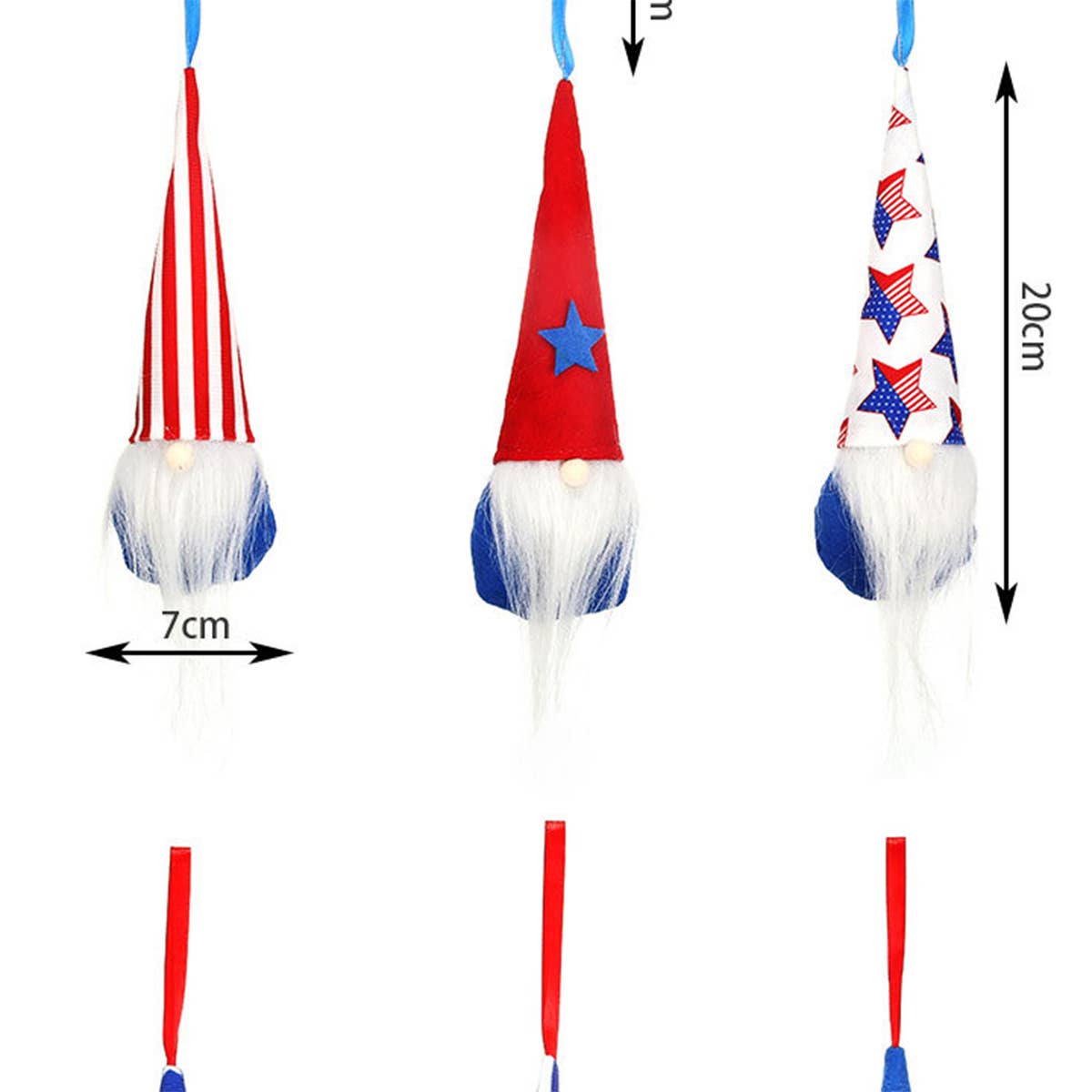 CWMM9496_INDEPENDENCE DAY FACELESS DOLL CHILDREN'S GIFT