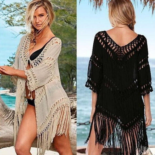 HOLLOW BEACH SUN PROTECTION SWIMSUIT COVER UP