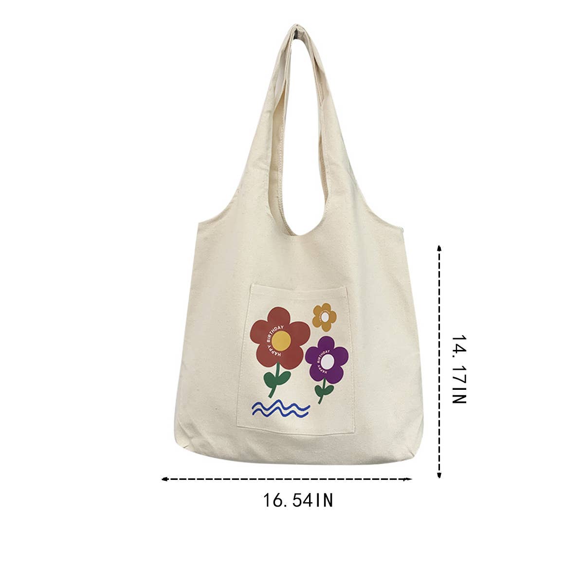 LITERARY TRAVEL SMALL FRESH CLOTH BAG_CWAB2179
