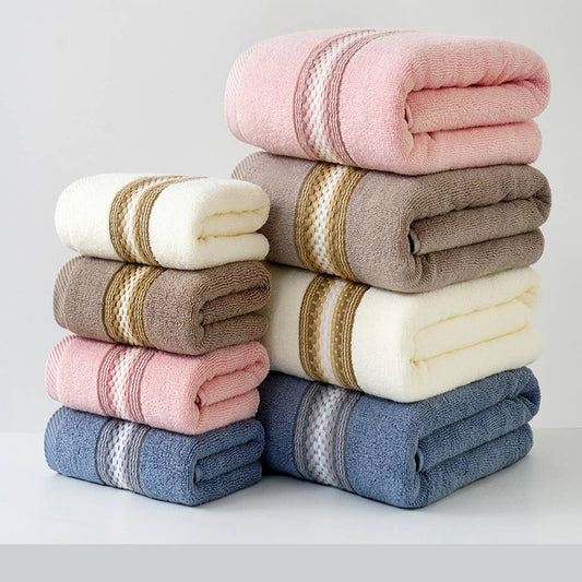 HOME-USE PURE COTTON THICKENED ADULT BATH TOWEL
