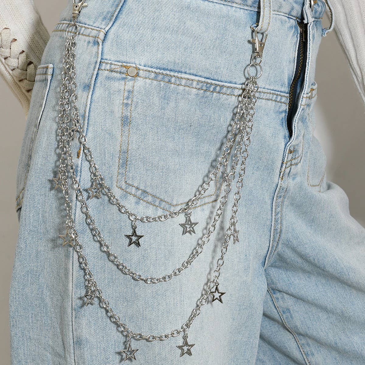 MULTI-LAYER CHAIN CASUAL PUNK JEANS CHAIN