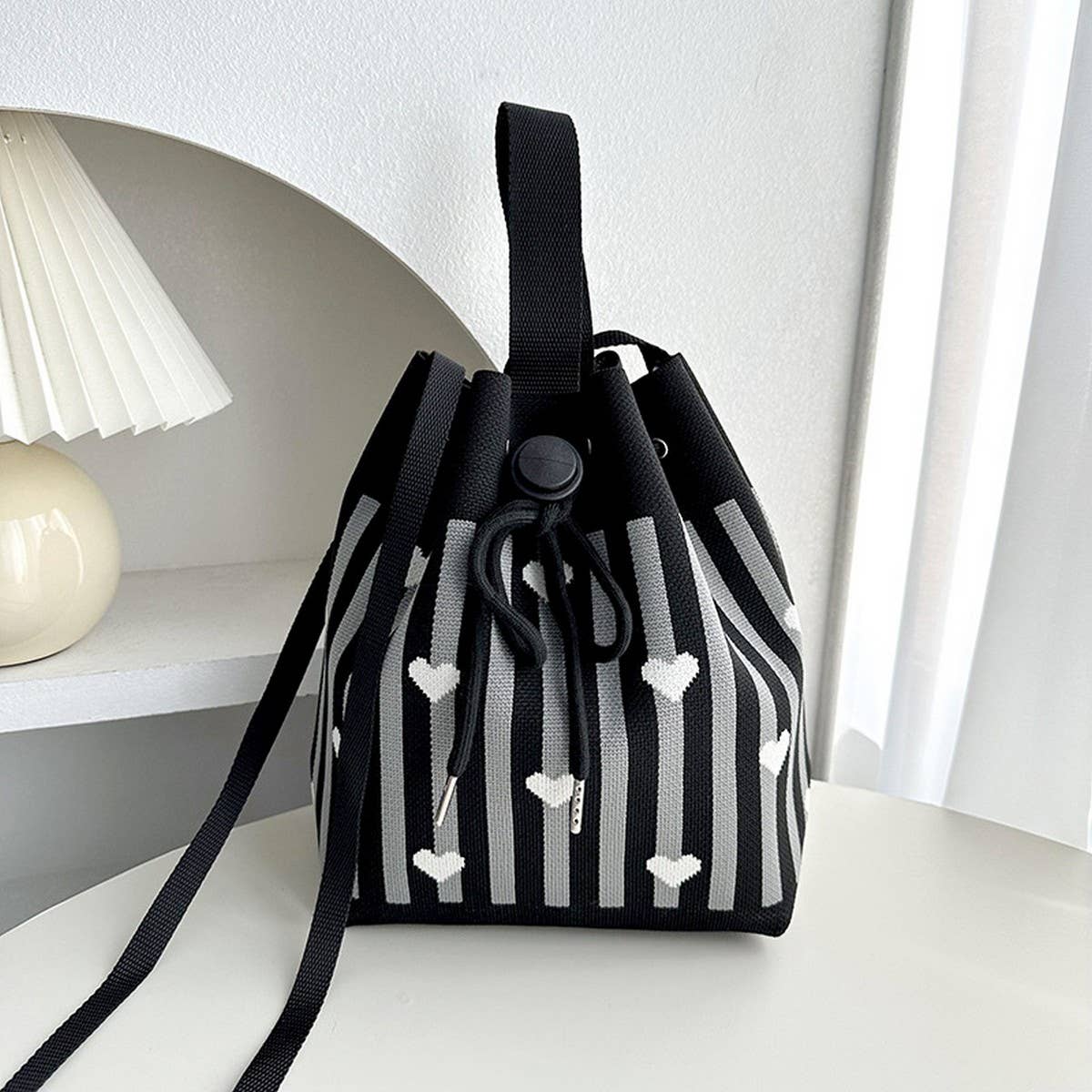 VERSATILE CASUAL DRAWSTRING TOTE CROSSBODY BAG_CWAB3069