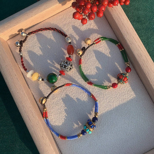 ETHNIC STYLE NICHE DESIGN RETRO BRAIDED BRACELET_CWAJE3961