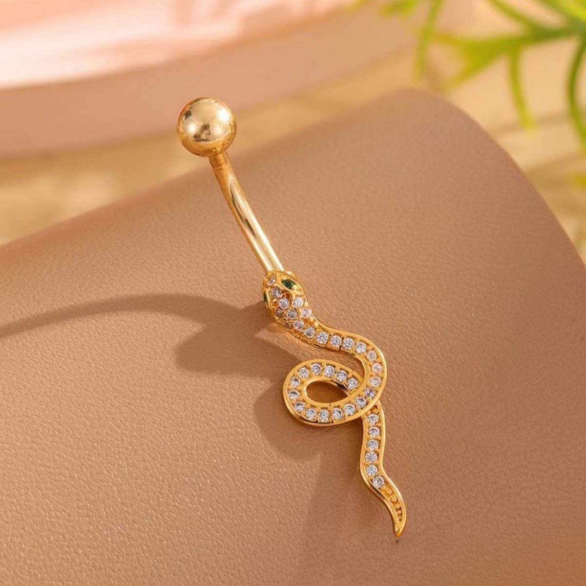 Animal Shape Full CZ Navel Ring New Fashion_CWMM9372