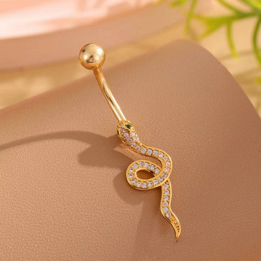 Animal Shape Full CZ Navel Ring New Fashion_CWMM9372