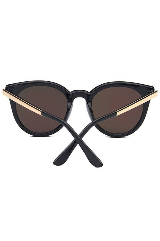 TRENDY FASHION ROUNDED SUNGLASSES