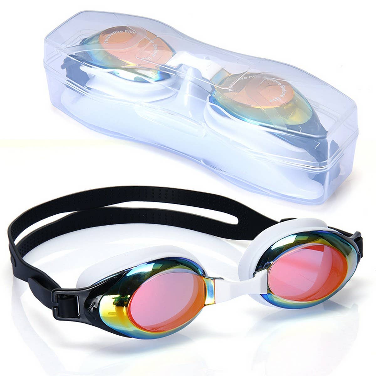 Adult Swim Goggles, HD Anti-Fog Silicone Lens_CWASG1052