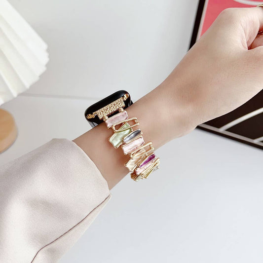 APPLE WATCH 8-1 GEOMETRIC CHAIN STRAP_CWWW0054
