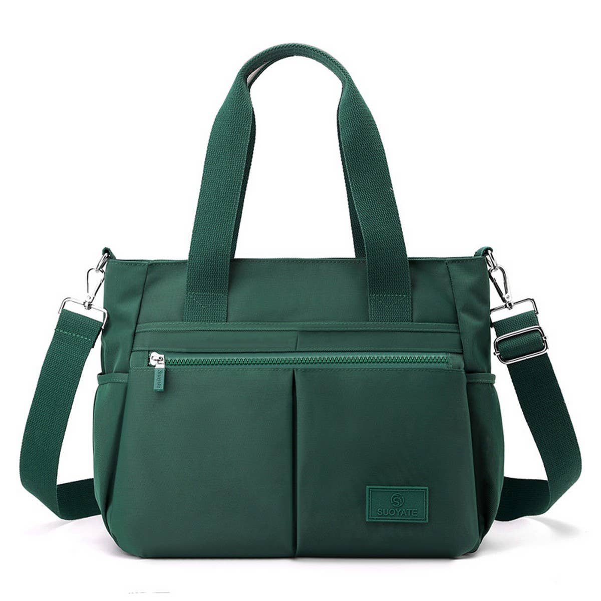 FASHION SOLID COLOR HANDBAG SHOULDER MESSENGER BAG_CWAB3445