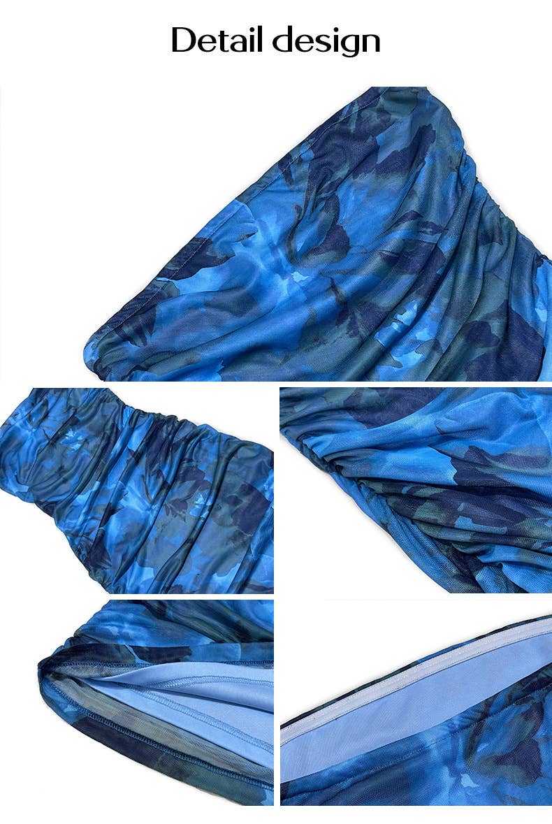 TEMPERA TOP TOP SMUDGED DRESS