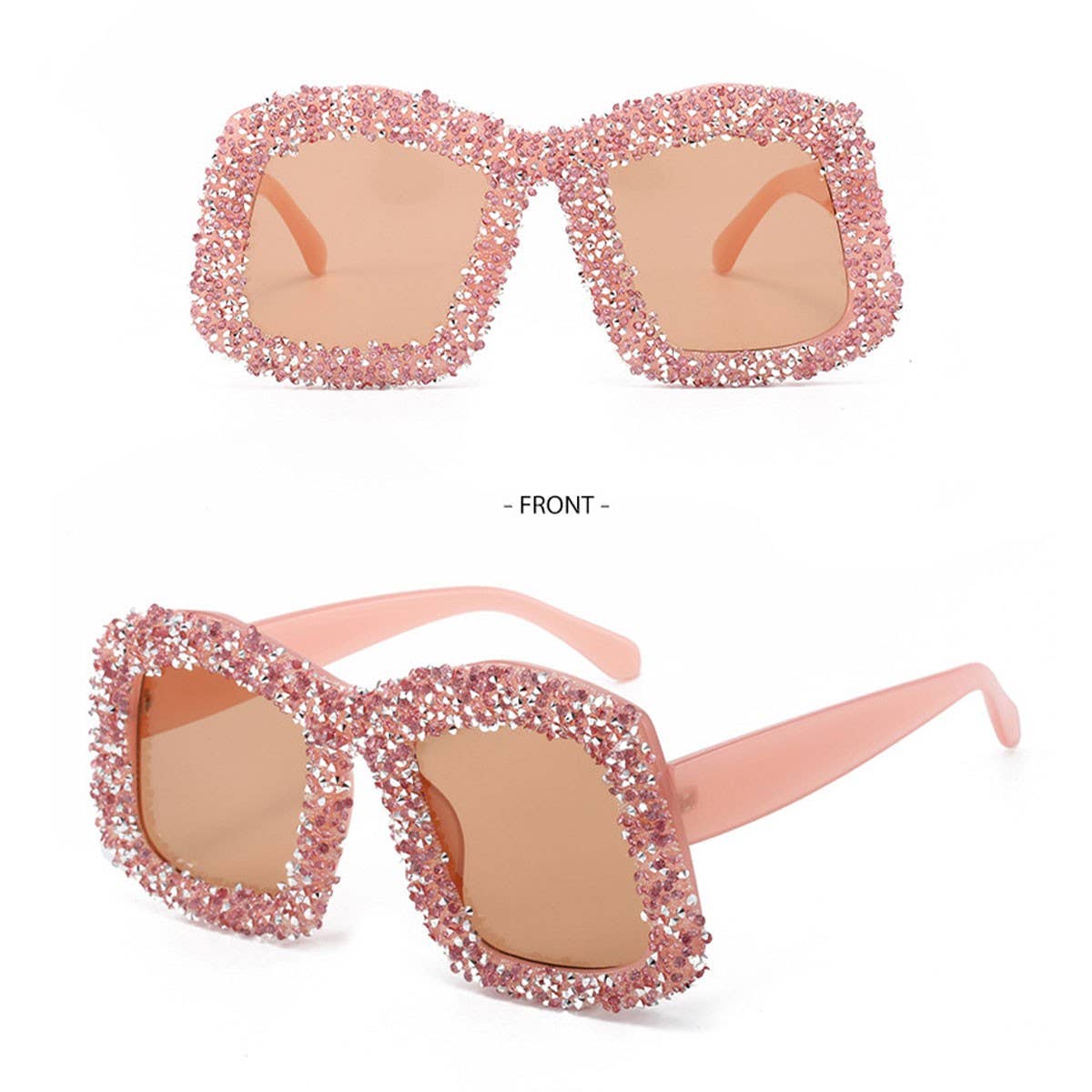 PERSONALIZED CANDY COLOR LARGE FRAME SUNGLASSES_CWASG0855