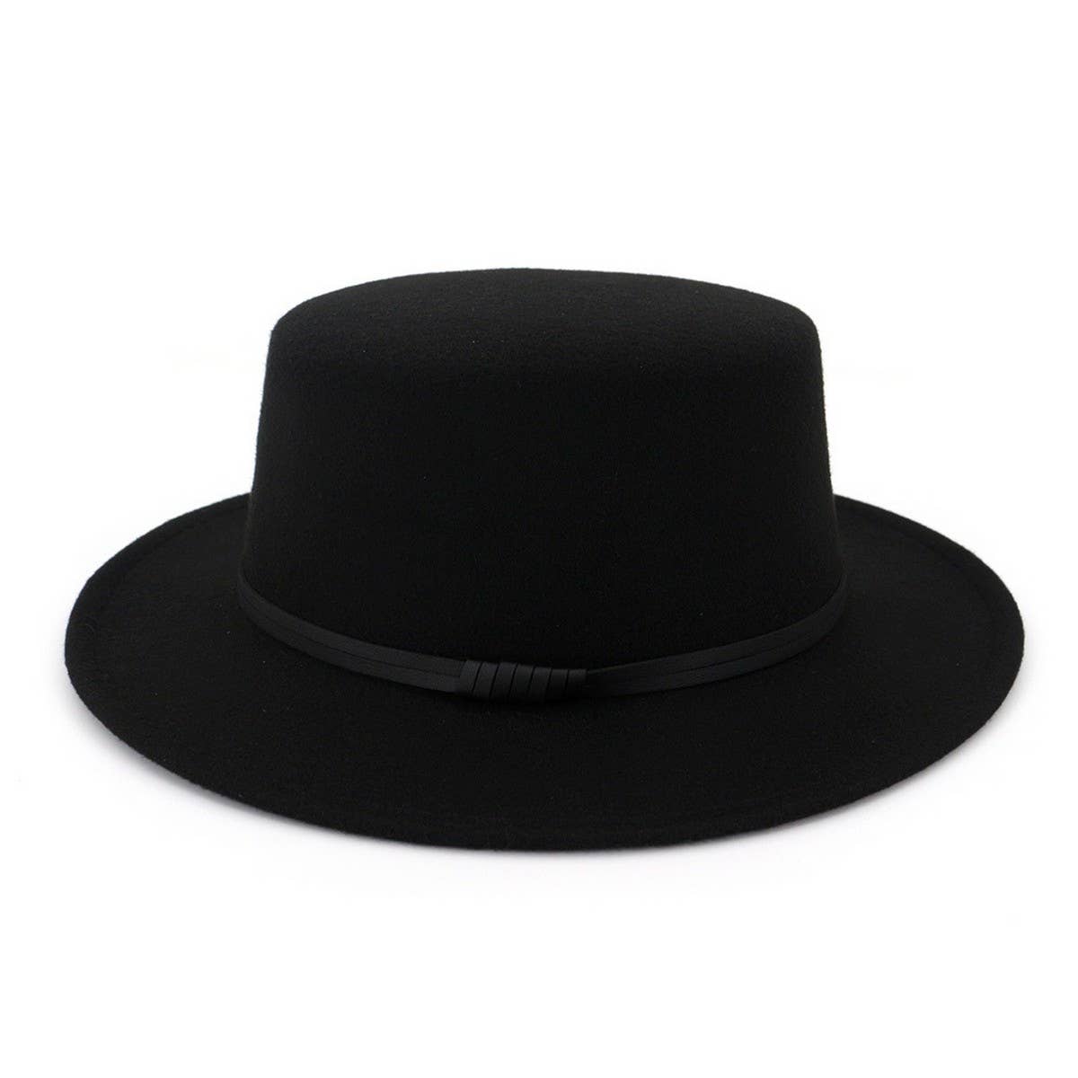 NEW STYLE FLAT TOP FLAT BRIM HAT JAZZ HAT_CWAH1781