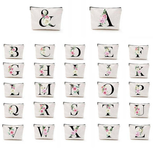 SIMPLE DOUBLE-SIDED PRINTED ZIPPER COSMETIC BAG_CWAB2251