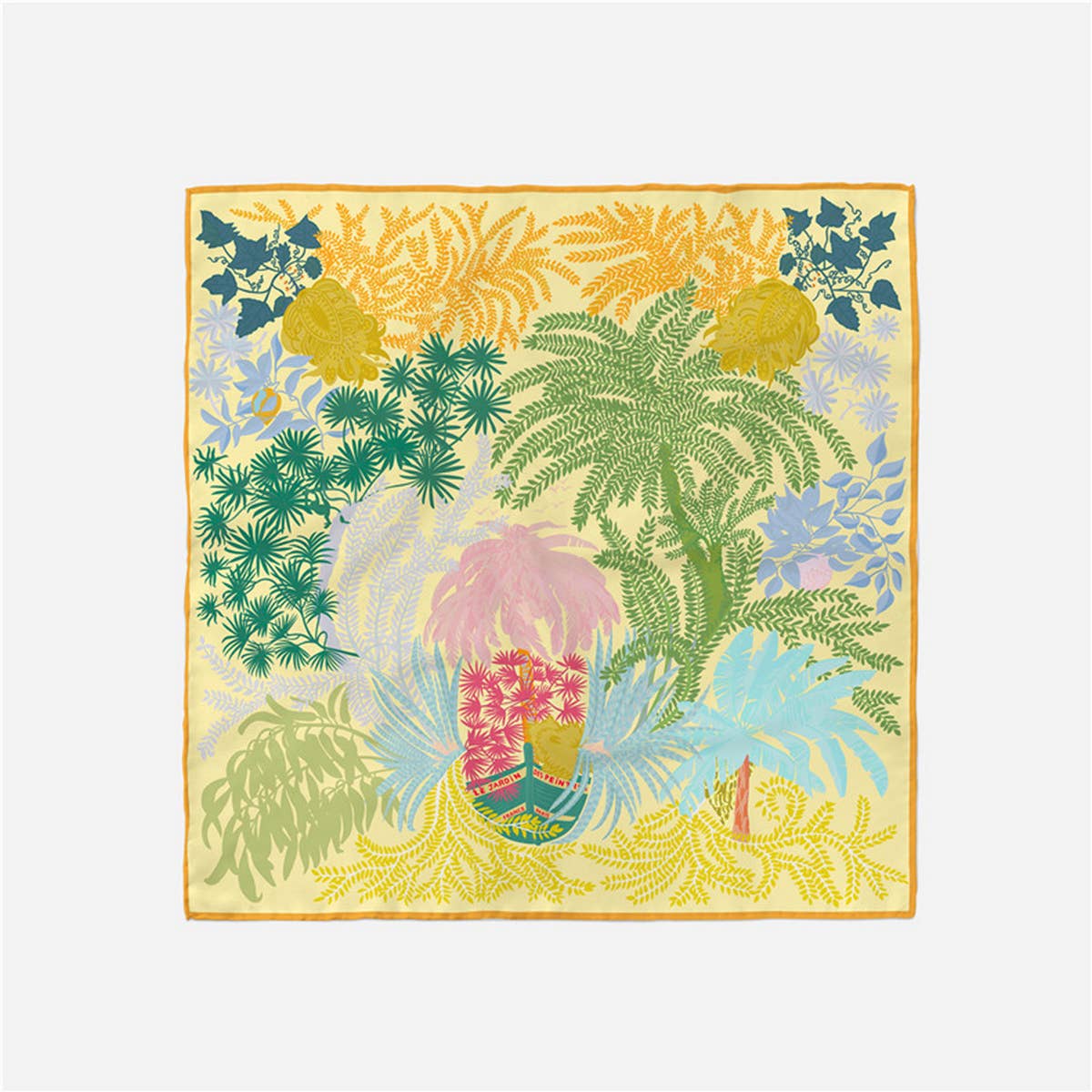 20.9" Silky Satin Square Scarf ??Sweet Cream Style_CWASC0642