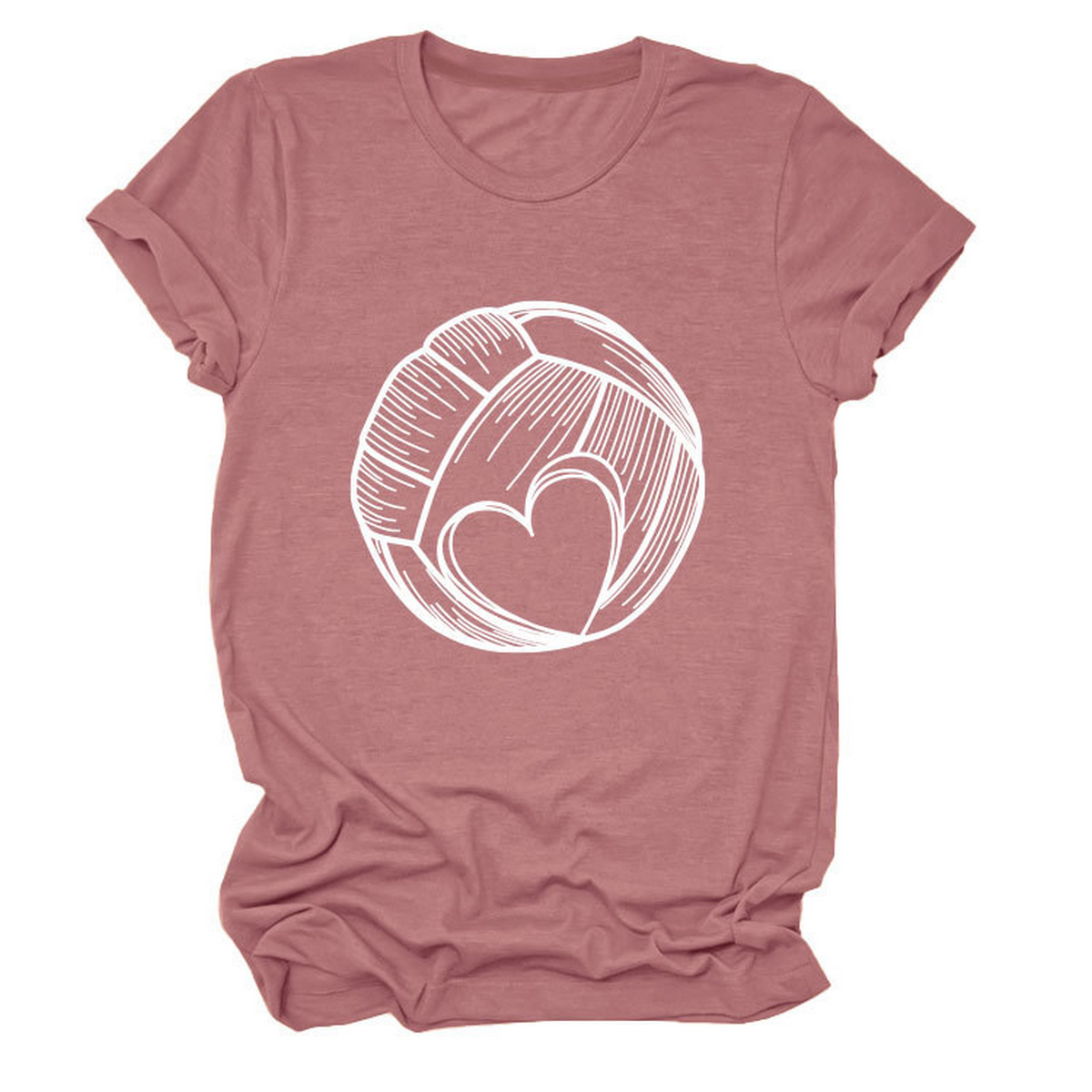 Love Football T-Shirt ? Casual Plus Size Top