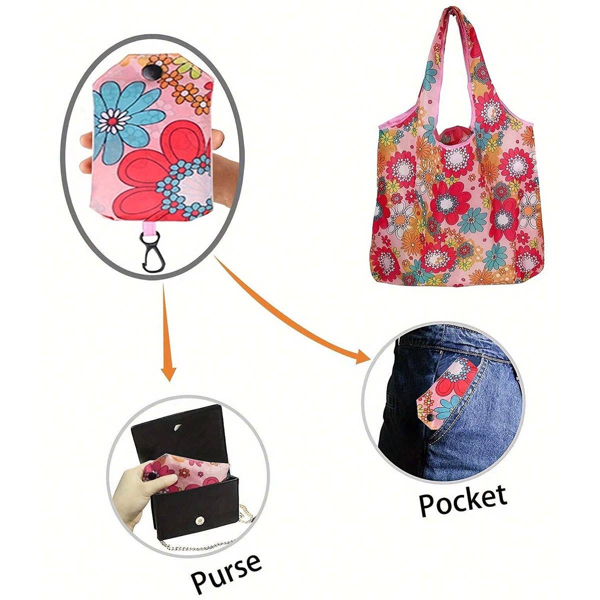 LARGE CAPACITY FOLDING SUPERMARKET SHOPPING BAG_CWAB3467