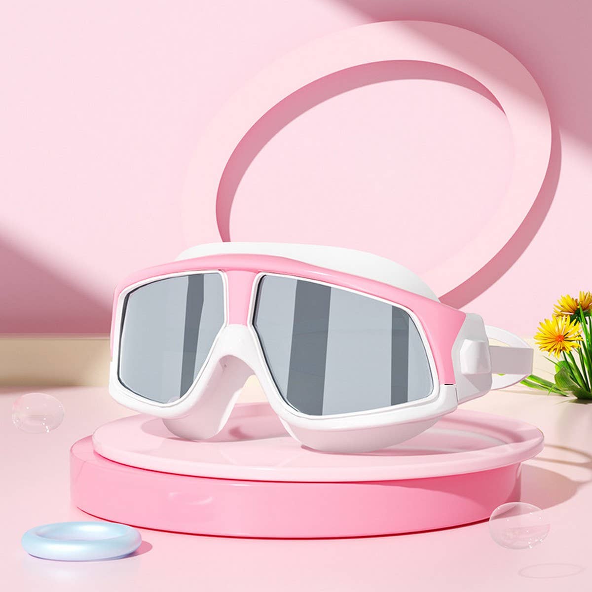 Adult HD Anti-Fog Prescription Swim Goggles_CWMM6631