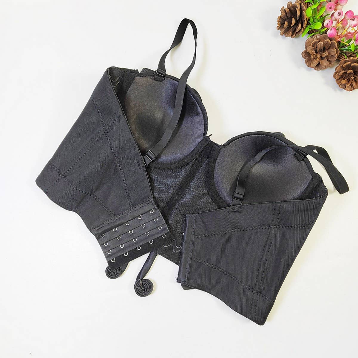 HIGH-END SEXY BUTTERFLY HERRINGBONE CORSET