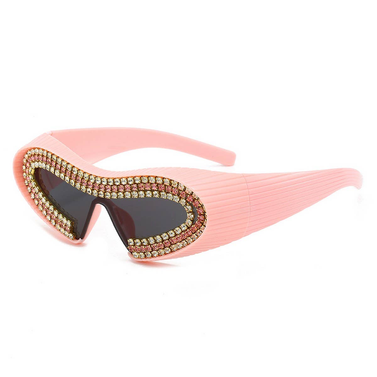 FUTURISTIC SMALL FRAME ONE-PIECE SUNGLASSES