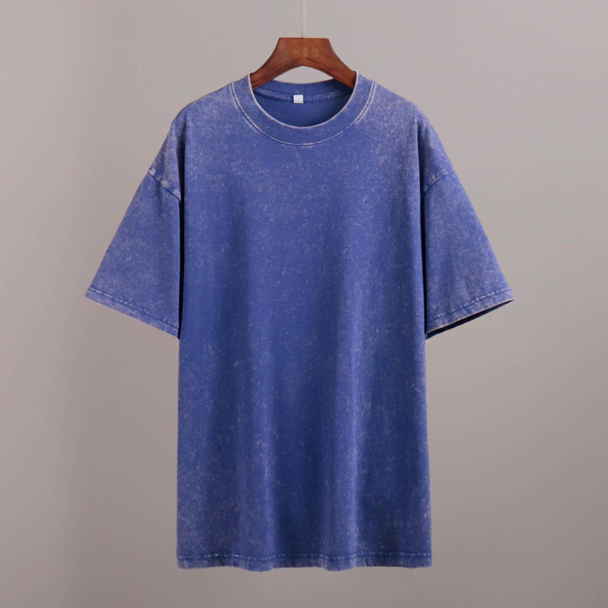 Washed and aged short-sleeved loose T-shirt
