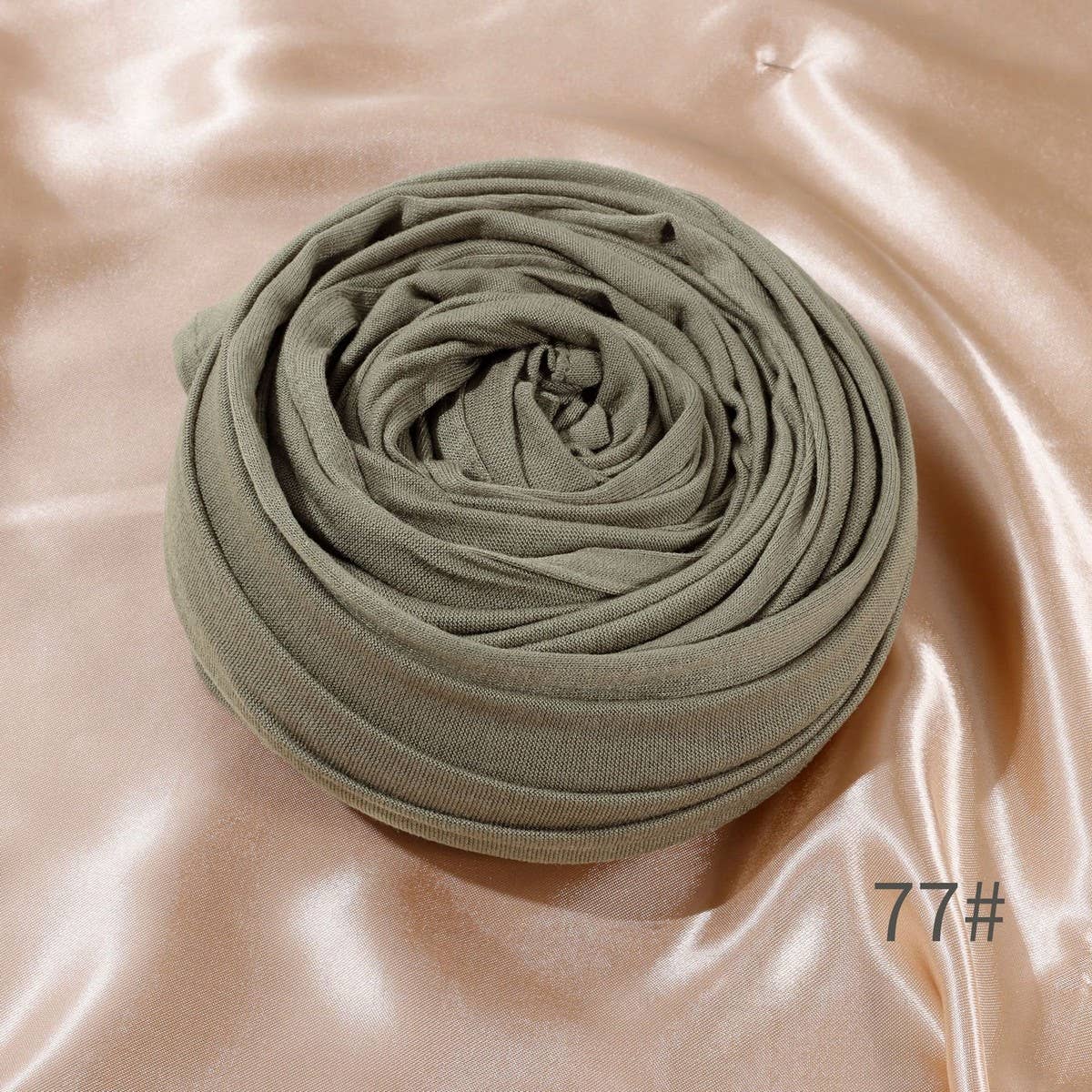 SOLID COLOR MERCERIZED COTTON JERSEY HEADSCARF_CWASC2447