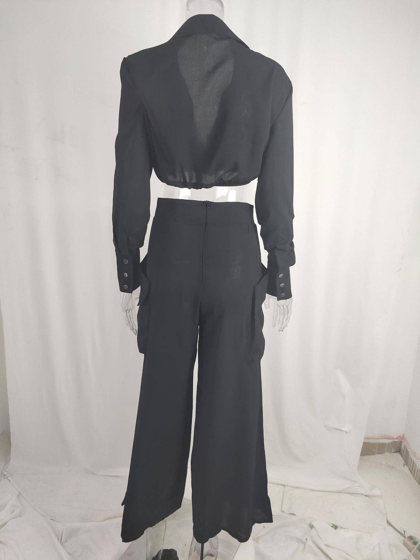 SOLID COLOR TEMPERAMENT COMMUTER FASHION SET