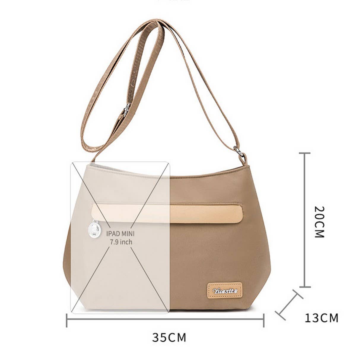 LIGHTWEIGHT CASUAL SIMPLE SHOULDER MESSENGER BAG