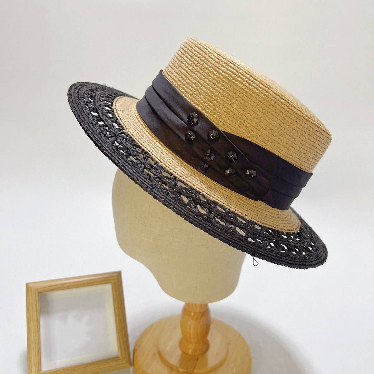 Summer high-end decorative sun hat_CWAH3563