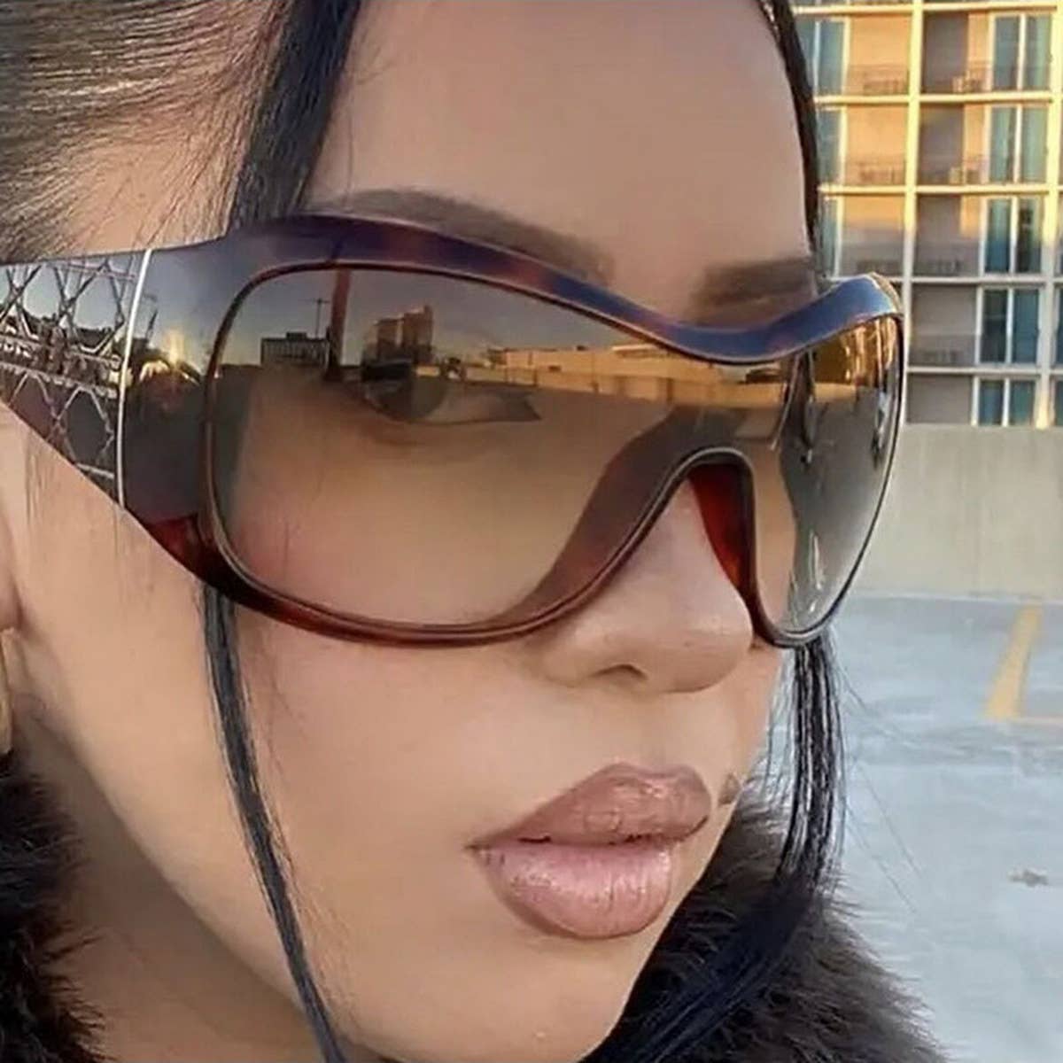 OUTDOOR Y2K LARGE FRAME FACE MASK SUNGLASSES_CWASG0319