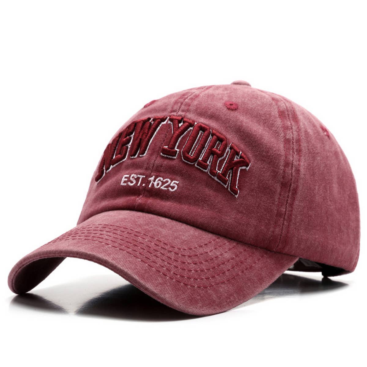 CWAH3229_NEWYORK COWBOY BASEBALL HAT WITH LETTERS