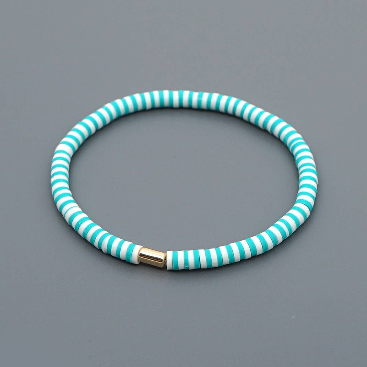 FASHIONABLE MULTI-COLOR SOFT CLAY BEADED BRACELET