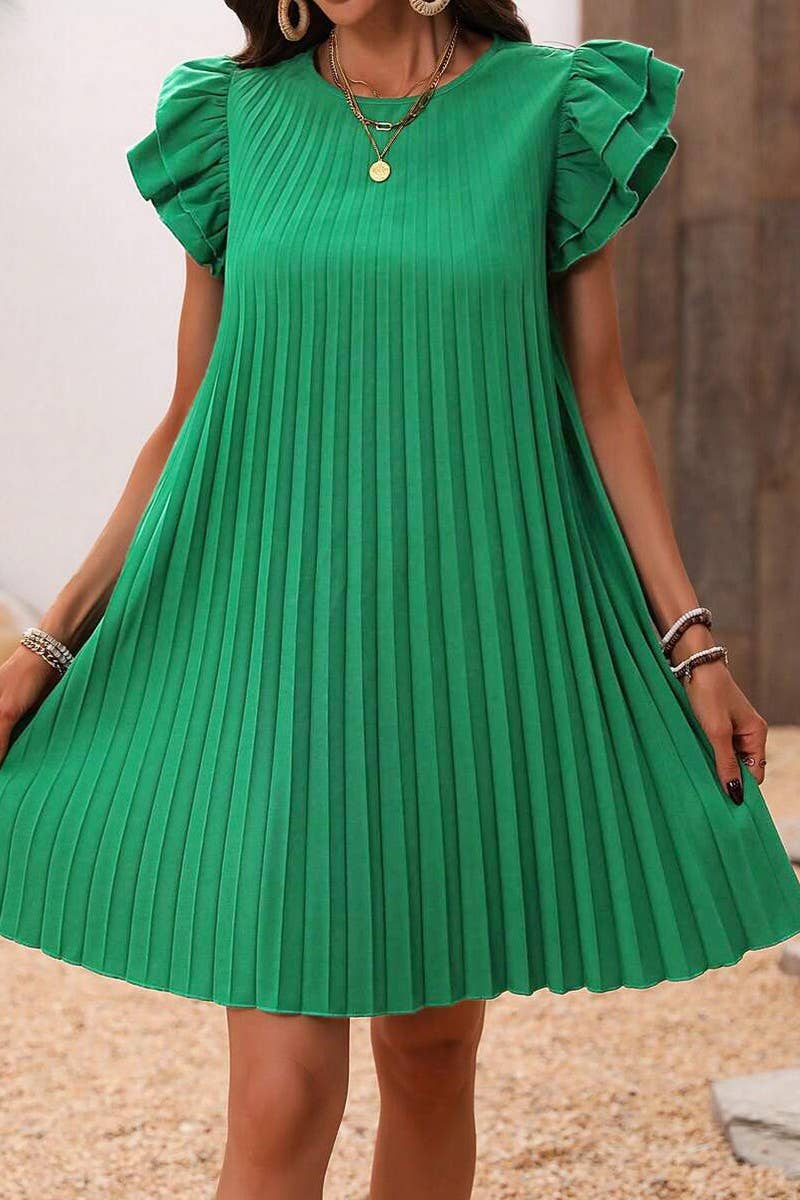 CWDSD8201_SPRING AND SUMMER ELEGANT SOLID COLOR DRESS