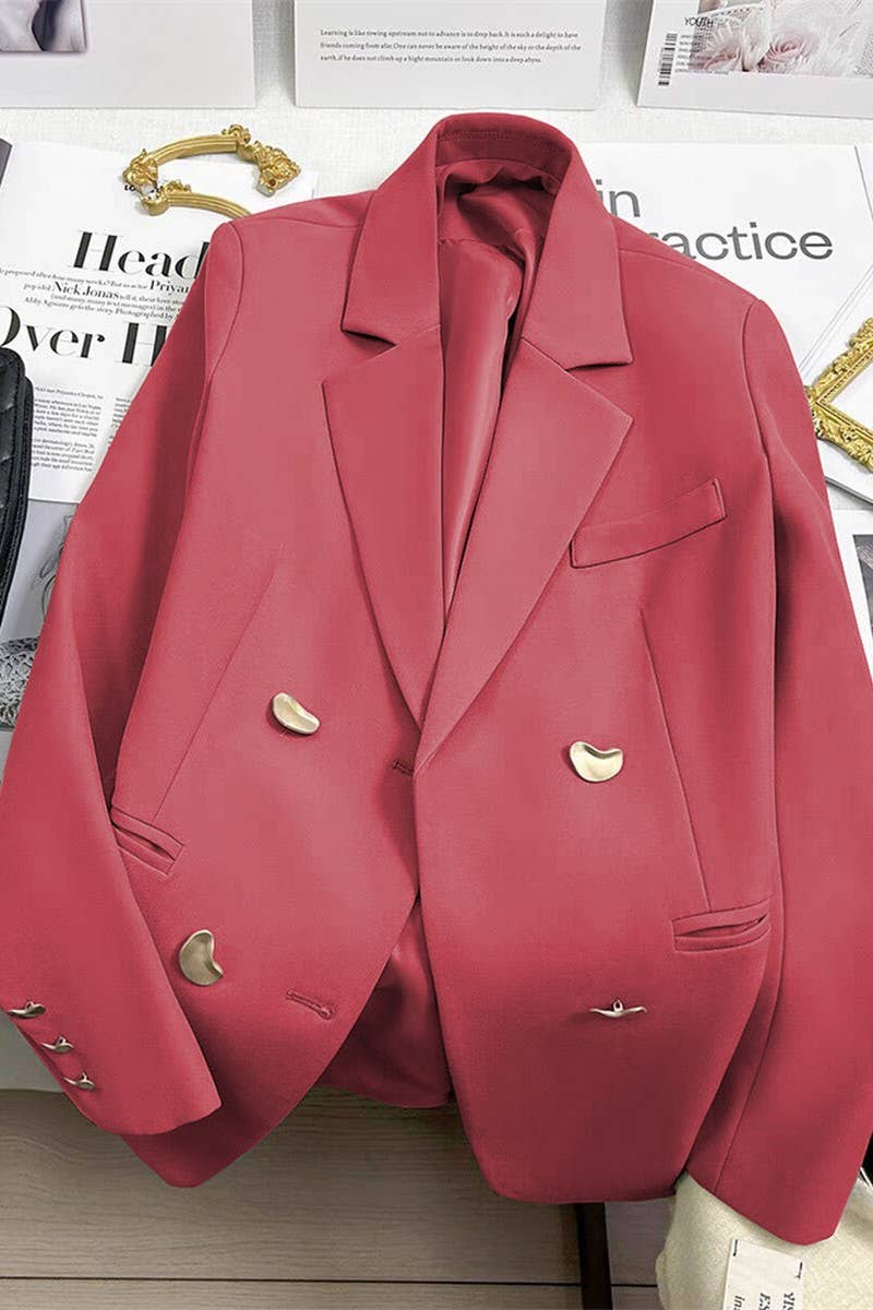 CWOBL0138_SOLID COLOR METAL BUTTON LAPEL COMMUTER SUIT