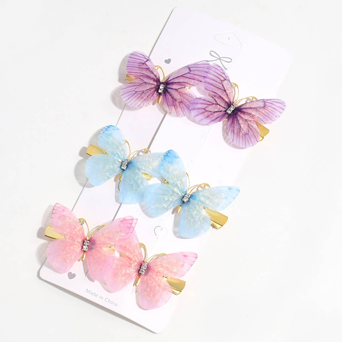 Sweet butterfly hairpin, fresh bangs accessories