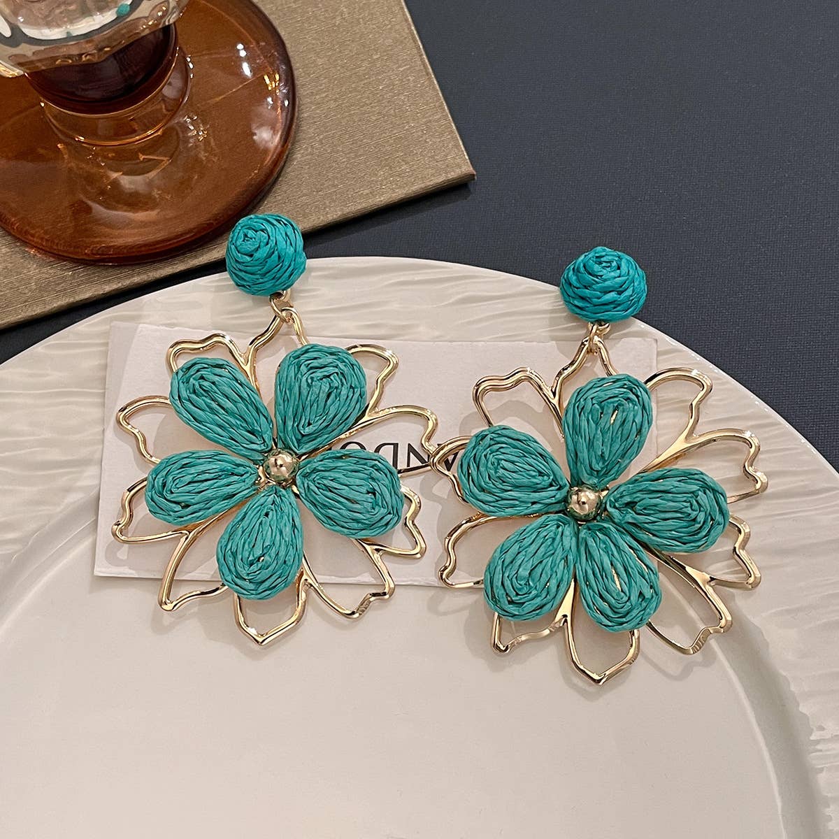 Dopamine vacation-style sweet earrings