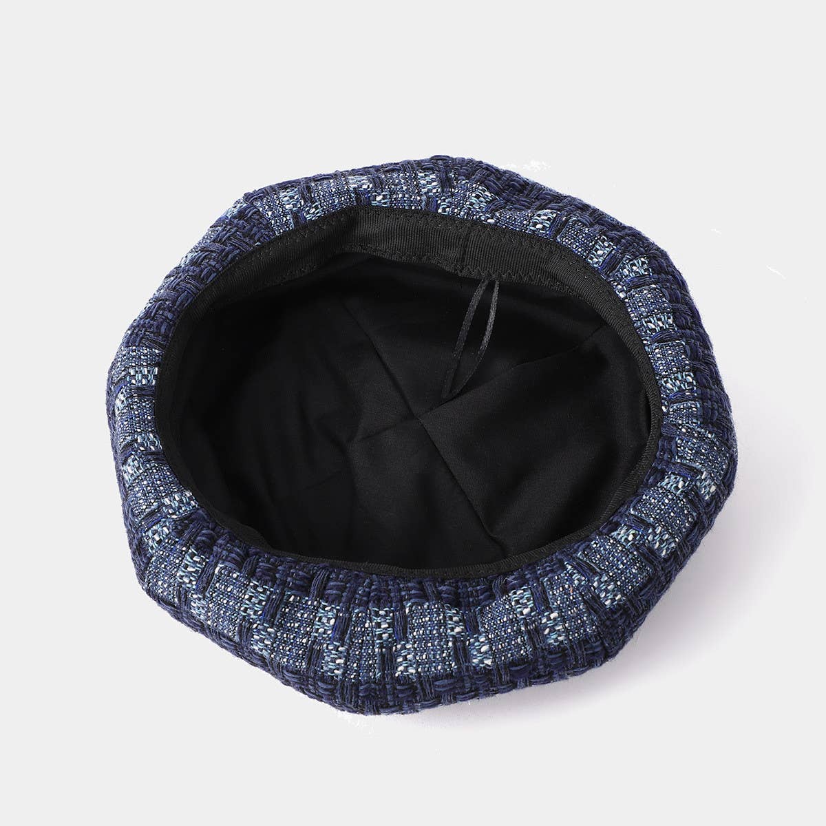 RETRO ROUGH TEXTURE CONTRAST COLOR BERET_CWAB2927